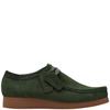 CLARKS MENS SHOE - GREEN SUEDE